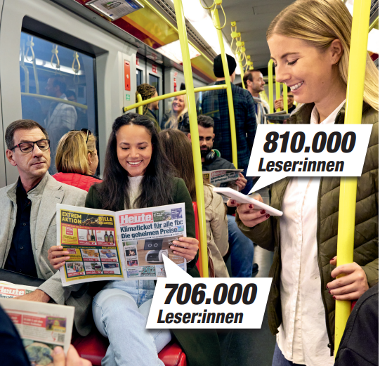 Was in meinem Kopf vorgeht, wenn ich mit den Öffis ins Büro fahre und so durch die U-Bahn blicke : Wir sind viele 😀 <a href="/Heute_at/">heute.at</a>