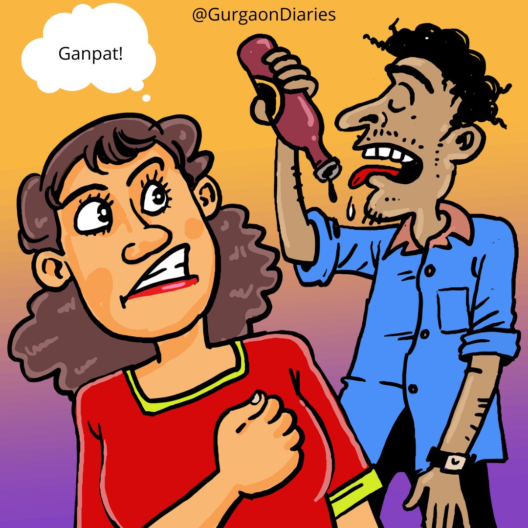 GurgaonDiaries's tweet photo. When the teen returned from university for her summer break merrily singing “Ganpat Chal Daaru La” (all the rage among Gen-Z apparently), it suddenly struck me that if Gurugram had an anthem, this one would certainly make the cut.  
https://t.co/L0WVzzLRtL
#GurgaonDiaries https://t.co/0VXdhePHJM