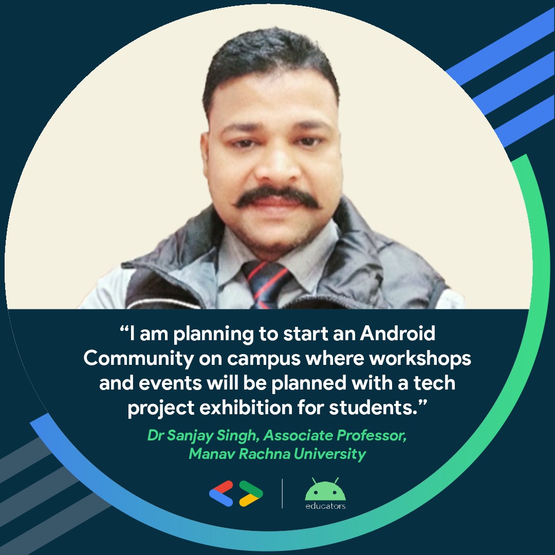 GoogleDevsIN's tweet photo. Android app development can help you launch your career, create an app that makes a difference, or even start a business. 🙌🏻
Start learning on campus with the help of #AndroidEducators or on your own: https://t.co/r9WlGqxnqe
Join other #AndroidEducators: https://t.co/ByR4A0uLTG https://t.co/A8VuIoWSmZ
