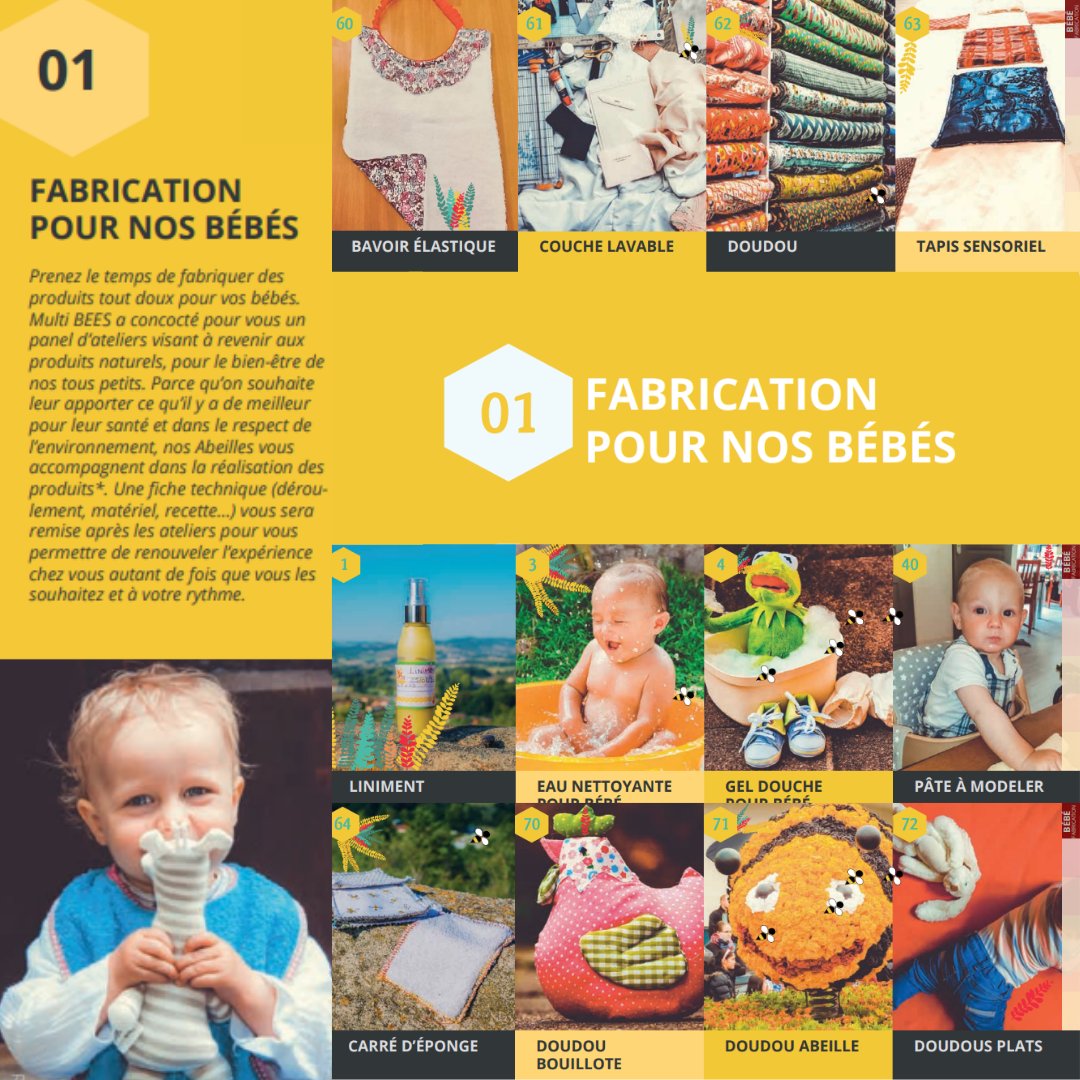 BeesMulti's tweet image. 🐝🐝Multi BEES 🐝🐝

Découvrez notre catalogue mais plus particulièrement notre partie Zéro Déchet sur les fabrications pour nos bébés😊

Venez réserver votre atelier pour prendre soin de votre enfant🤩
multibees.com/ateliers/ateli…

Des BEES ! 🐝🤩
#multibees #ateliernature #ZD