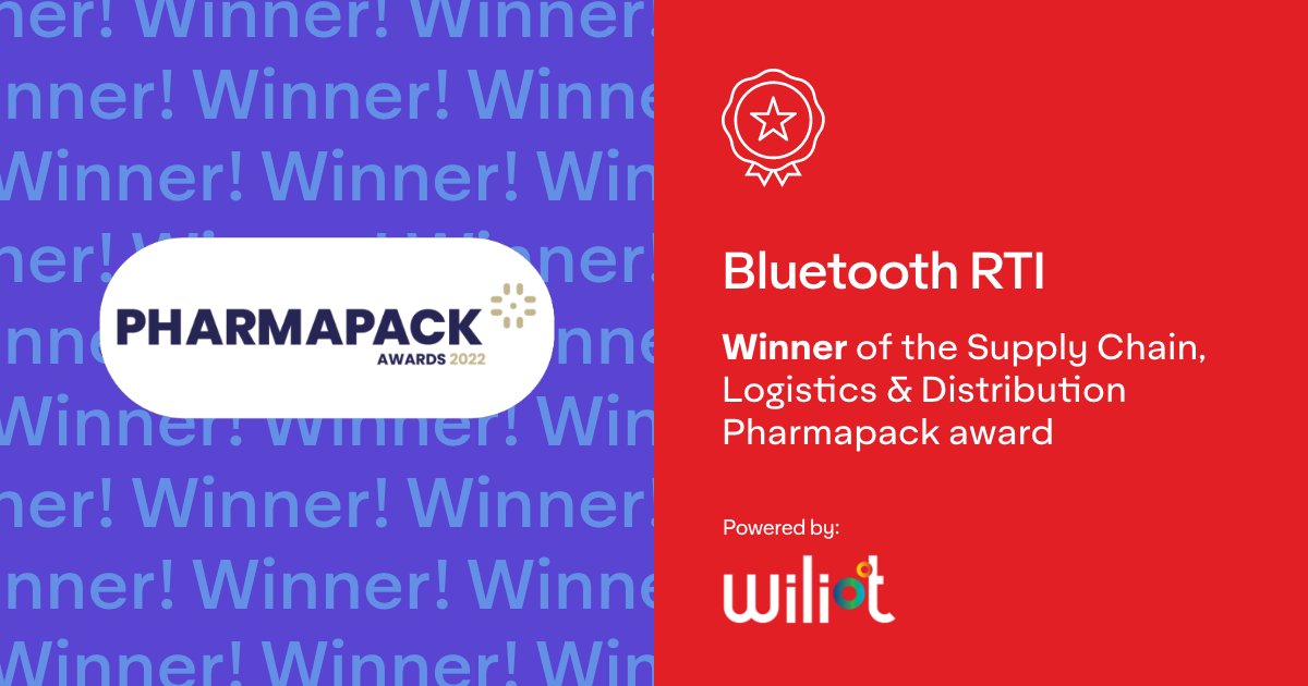 AveryDennison's tweet photo. We are excited to share that our product #Bluetooth RTI (returnable transport items) powered by @WiliotHQ is a winner of the Supply Chain, Logistics & Distribution @PharmapackEu award for 2022. https://t.co/1hfmLgx6kx #itstimetoconnect #technology #assettracking #BLE @ADSmartrac https://t.co/cOxPvNru9k