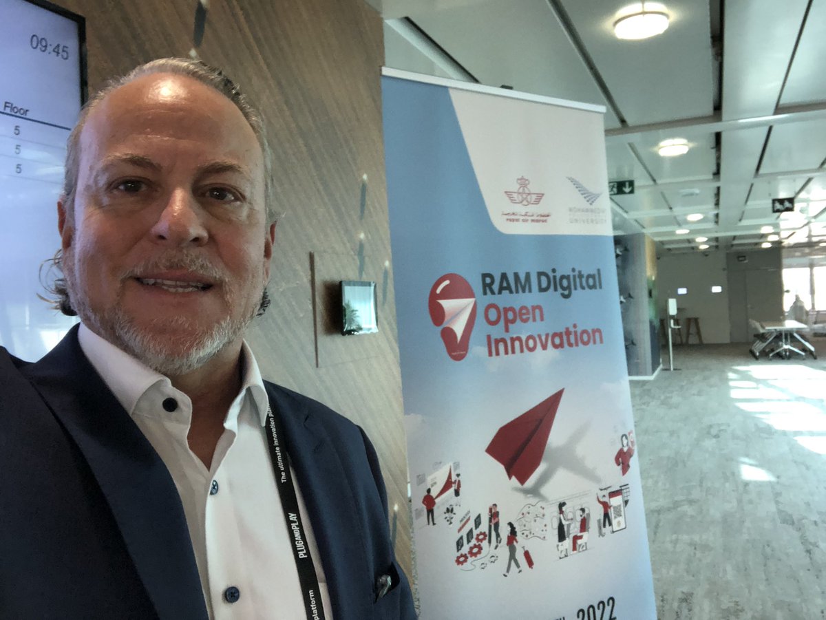 Excited that events are back!  Participating in the <a href="/PlugandPlayTC/">Plug and Play Tech Center</a> and <a href="/IATA/">IATA</a> Digital Open Innovation along with <a href="/royalairmarocuk/">Royal Air Maroc</a> #ramdiginnov