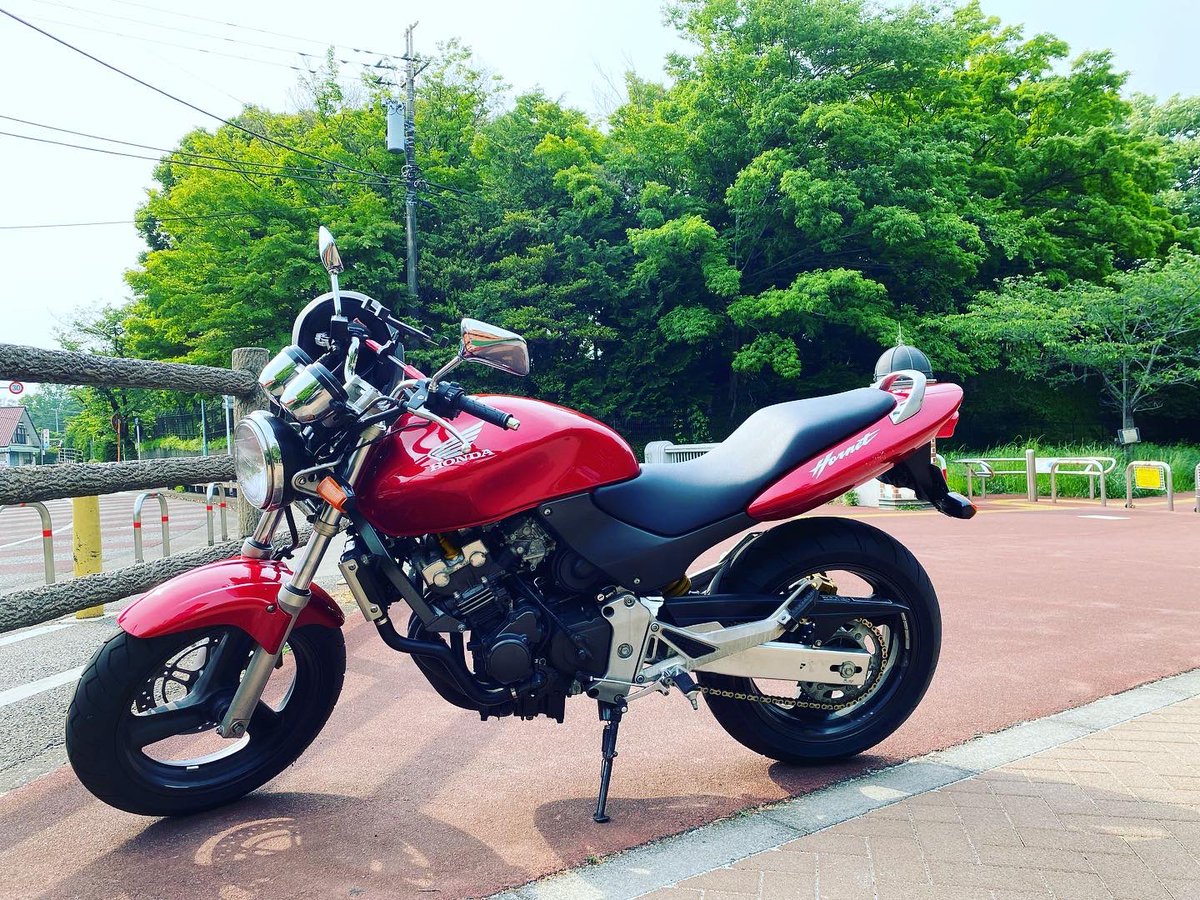 yuureiren's tweet photo. 納車して初の遠出！
狭山公園は夜また行きたいな

 #バイク乗りと繋がりたい 
#バイク好きと繋がりたい
#ホーネット250 https://t.co/MeS1aGlz6s