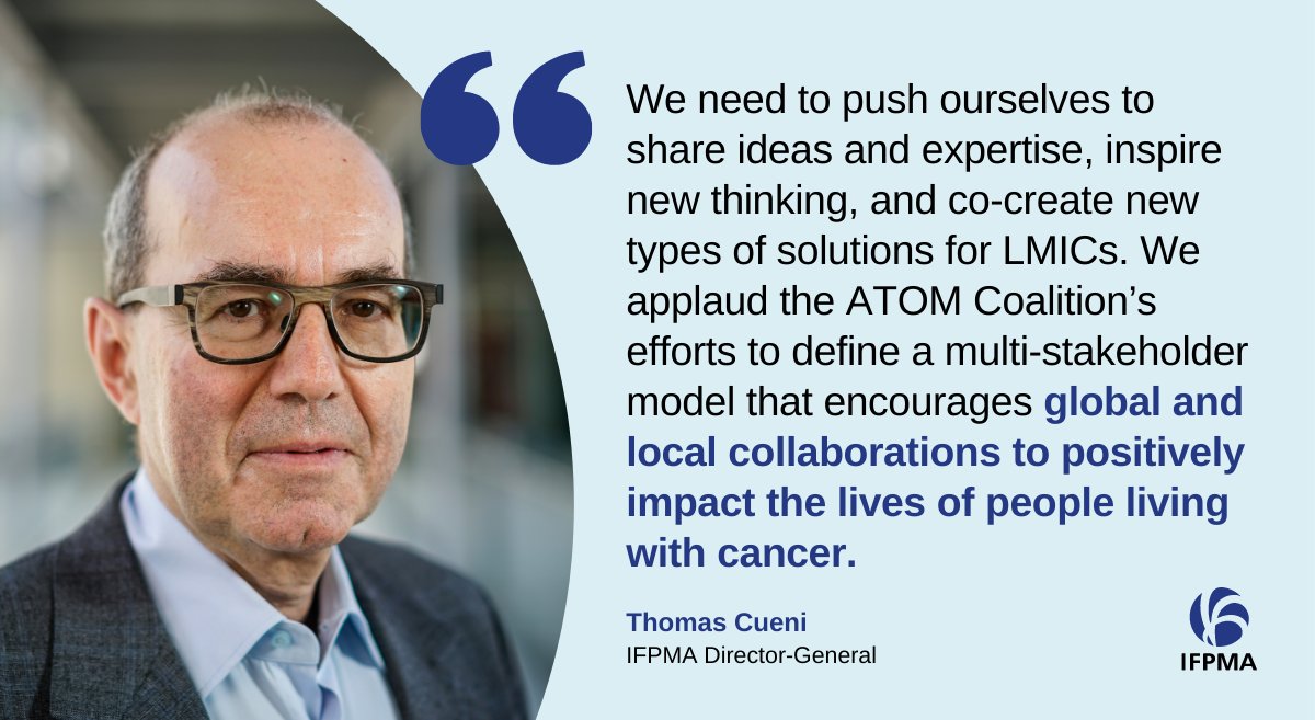 Improving health outcomes for people living w/ cancer in LLMICs is a must. But ‘same old’ ways of working won't achieve this goal. We're proud to be an #ATOMcoalition partner, a🌏initiative working to ensure that cancer patients can receive the care & treatment they need.