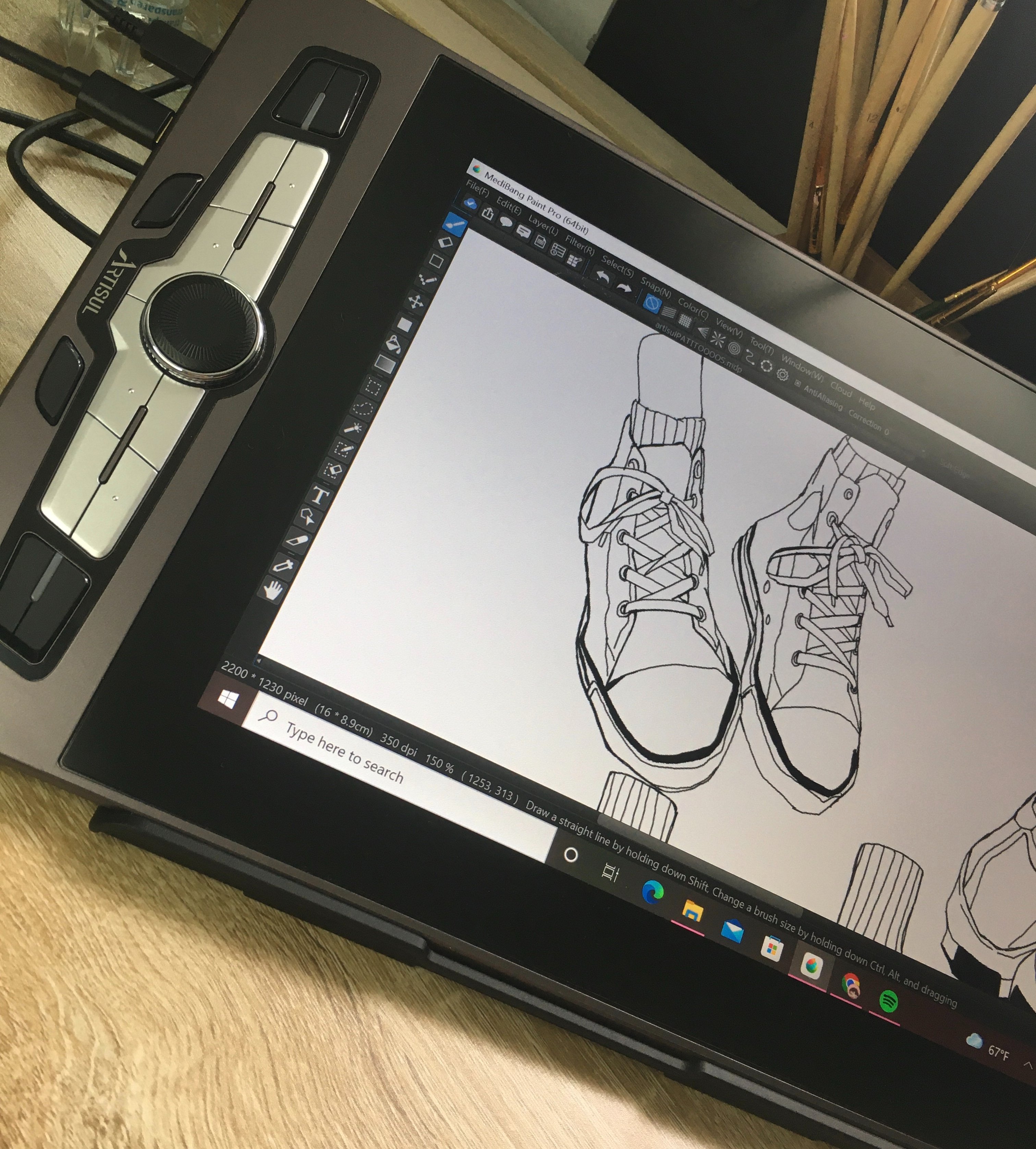 UNISEX S/M 【液タブ】Artisul SP1603 - ディスプレイ