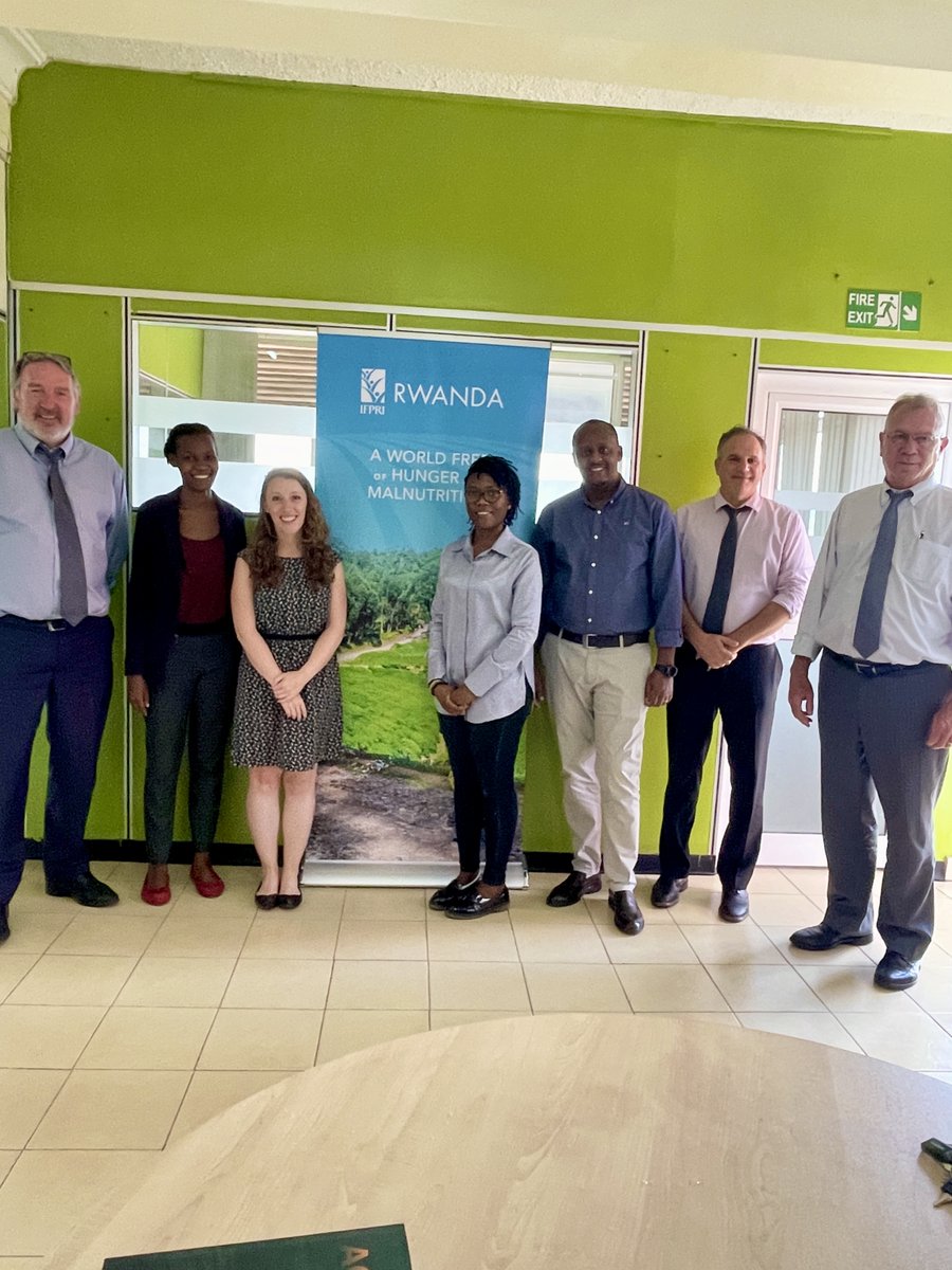 IFPRIRwanda's tweet photo. We just concluded a very successful #Rwanda visit by @IFPRI DG and @CGIAR Global Director of Systems Transformation @Jo_Swinnen. We held many productive meetings with @PrimatureRwanda @RwandaAgri, and others, and it was great to end the visit with a #OneCGIAR coffee break! https://t.co/zDgngbHXjL
