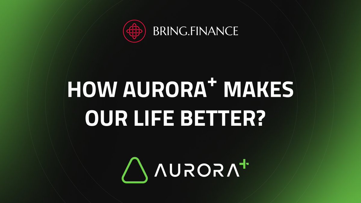 BringFinance's tweet photo. Today we published an article about a new project of our friends @auroraisnear — Aurora+😄

It is an ambitious project that will lead to a new technological breakthrough in the entire blockchain industry
— free gas
— high speed 
— and more in our article👇
https://t.co/wNkBEAxen2 https://t.co/xPN5oTCMAN