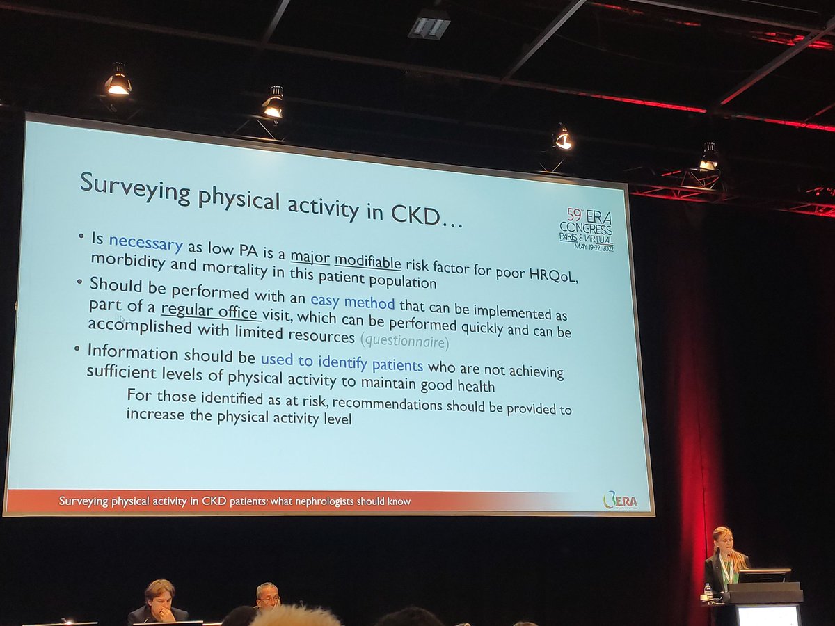Exercise should be encouraged in ALL hemodialya patents. Questionnaires are a useful tool