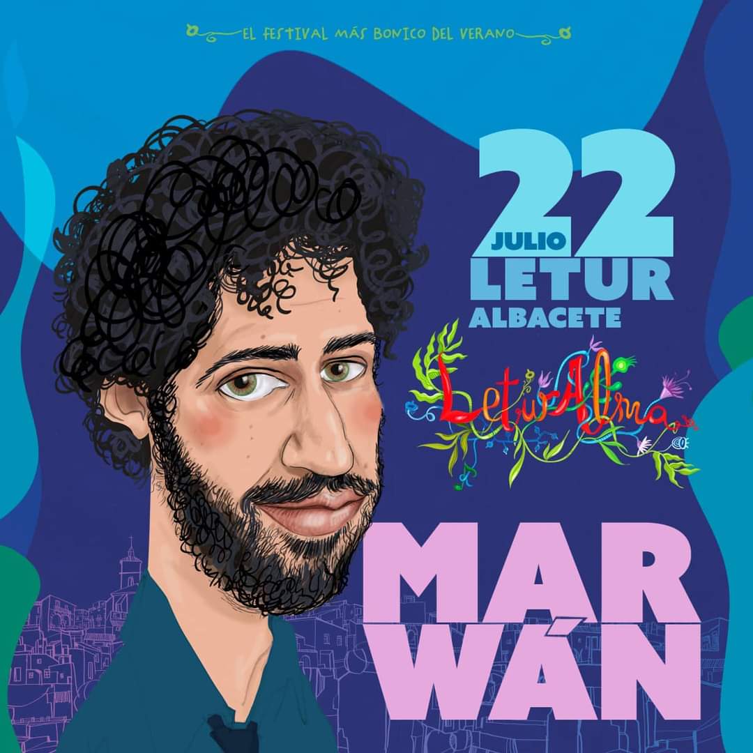 Marwan_News's tweet photo. ¡Nueva fecha en #Albacete! Viernes 22 de julio Marwán participa en el Festival Leturalma, en Letur (Campo de Futbol de Letur, Polígono Industrial Llano de San Antón, S/N, 
18h). Entradas: https://t.co/55wlzhPOup https://t.co/o1NblEKI88