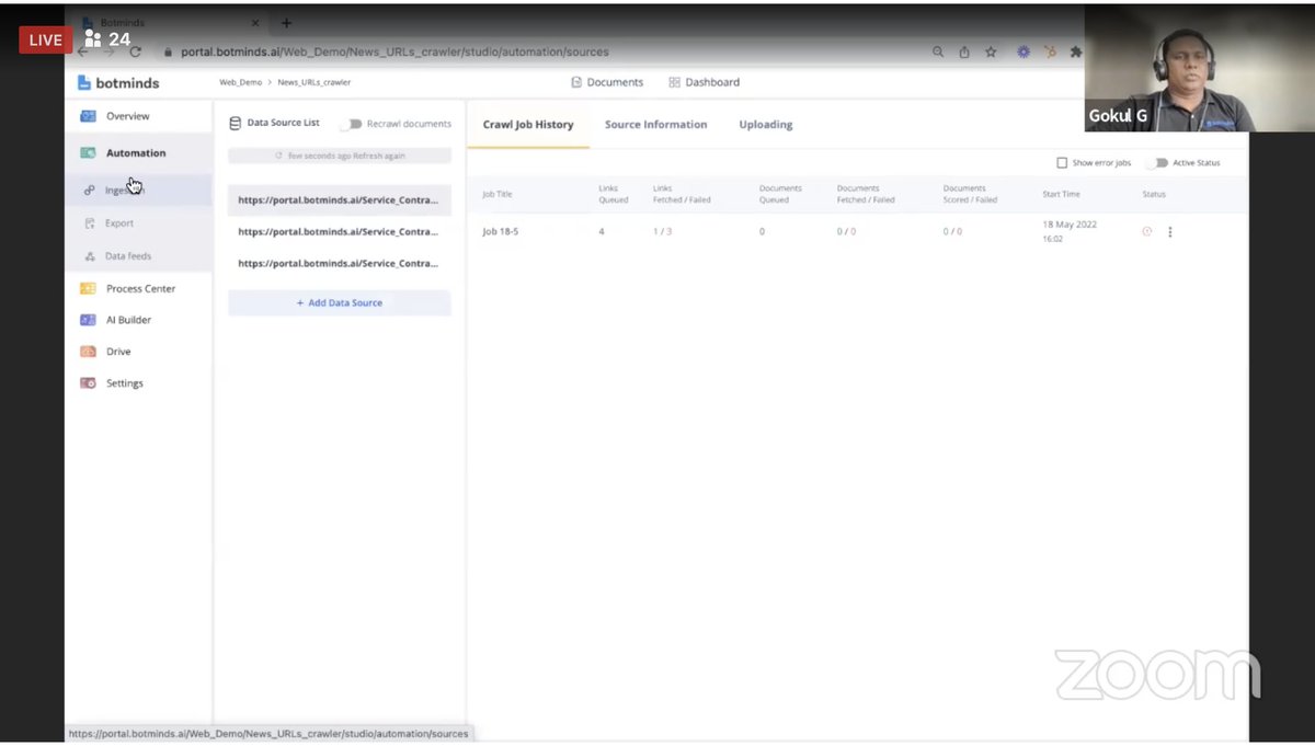 Don’t miss the action! hubs.ly/Q01bN4zv0
Nearly 25+ participants have already joined us live on LinkedIn for the launch of our latest v15 release.

#event #AI #documentunderstanding #ML #RPA #Automation  
#machinelearning #digitaltransformation 
#automation #linkedinevents