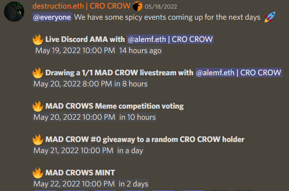 0xArtCro's tweet photo. 6 PM UTC. Drawing a 1/1 MAD CROW. Can't miss that! 
Join Discord: https://t.co/EziADPntE2

@cronoscrocrow #cawcaw https://t.co/QDPkFIz4Sq