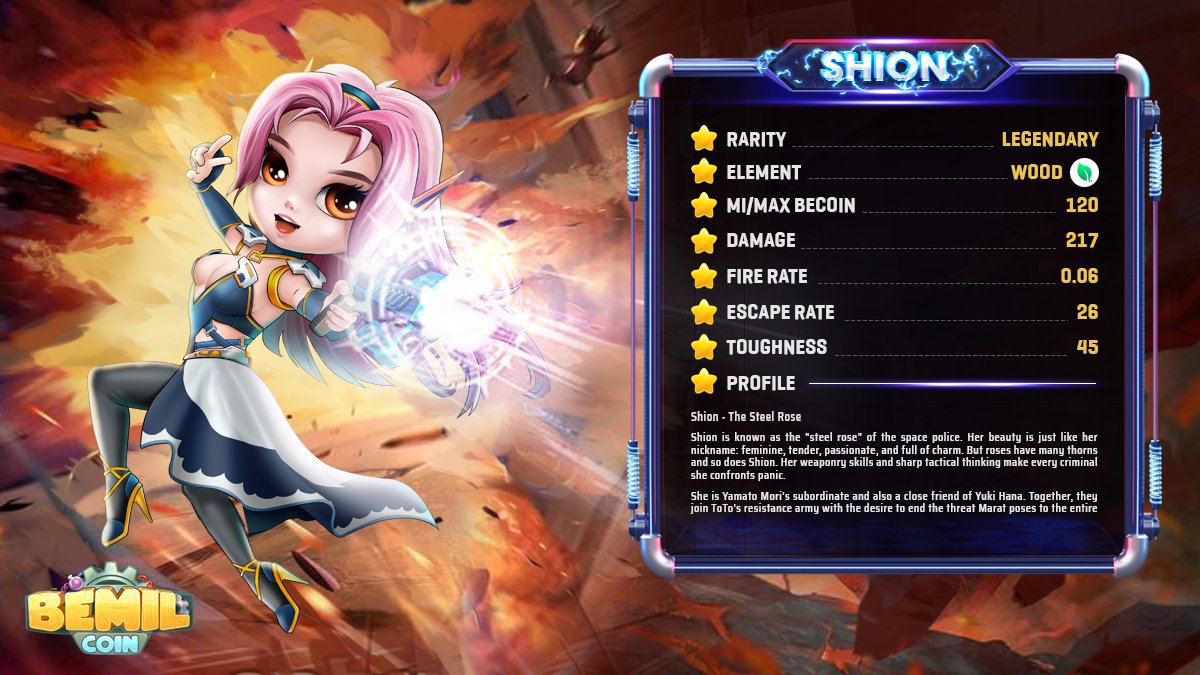 Shion - Steel rose of police space🌹
Let's find out her charm and the capability of her full team when they gather👇
facebook.com/bemil.xyz/post…
♨️Join Bemil's discord to discuss over the game discord.gg/JZ866kVFby