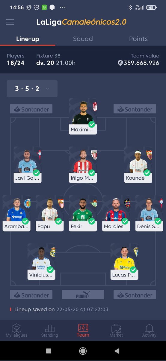 BrBra406's tweet photo. @ElBielsaFantasy Por: pacheco
Def: demarcos, aridane, bartra, fali
Med: llorente, ilaix
(Estoy a 10 puntos del primero) https://t.co/nndqkkjSIn
