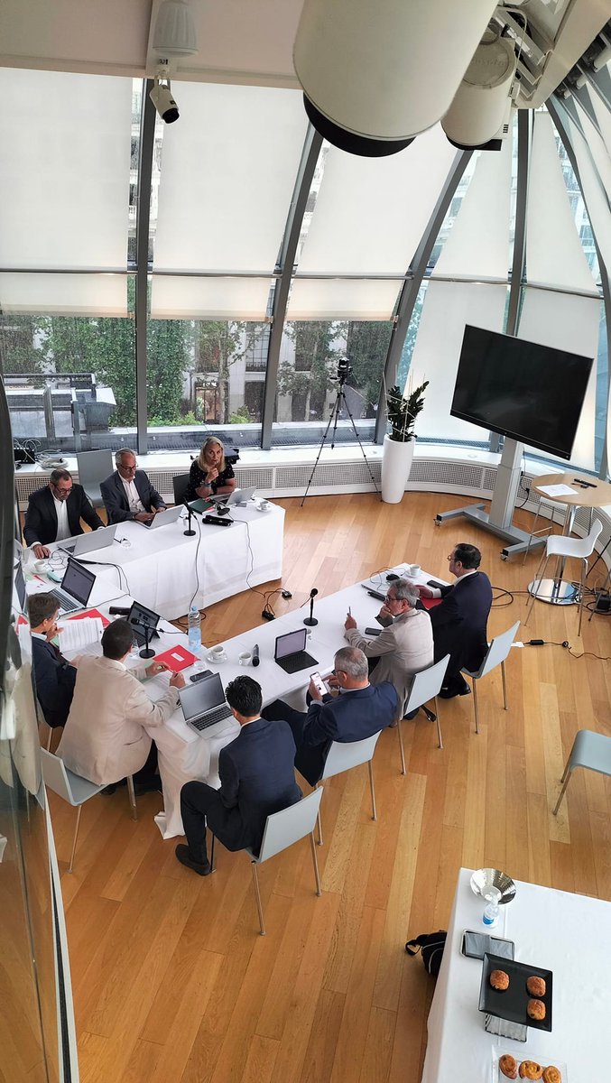 Ce matin, Assemblées générales Réunion aérienne et spatiale et GIE la Réunion aérienne #reunionaerienne