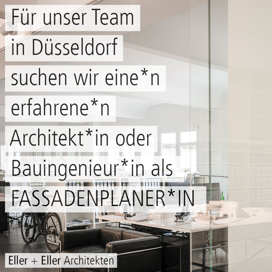 eearchitekten's tweet photo. Fassaden-Experte für die Sanierung eines Unikats gesucht

https://t.co/gonNamd0mo

#job #jobbörse #architekt #architektin #ingenieur #ingenieuriin #fassaenplanung #architekturbüro #jobsuche #stellenangebot #karriere #komminsteam #ellerellerarchitekten #düsseldorf https://t.co/yIFXbzzA8x