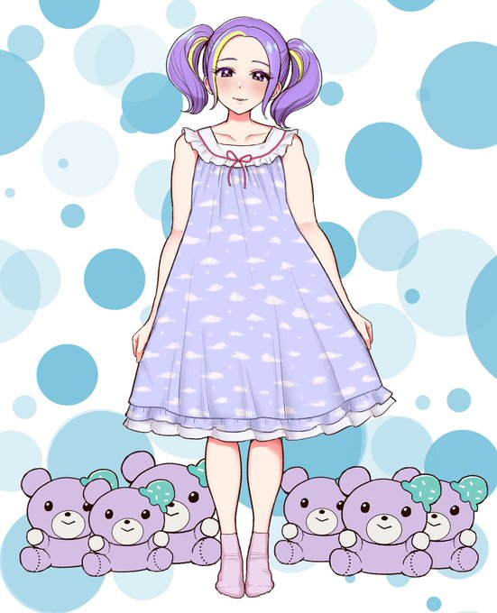 #珠樹るり生誕祭2022 
るりちゃんおたおめ(再掲)
メルティーハウスのこのワンピ好き。 