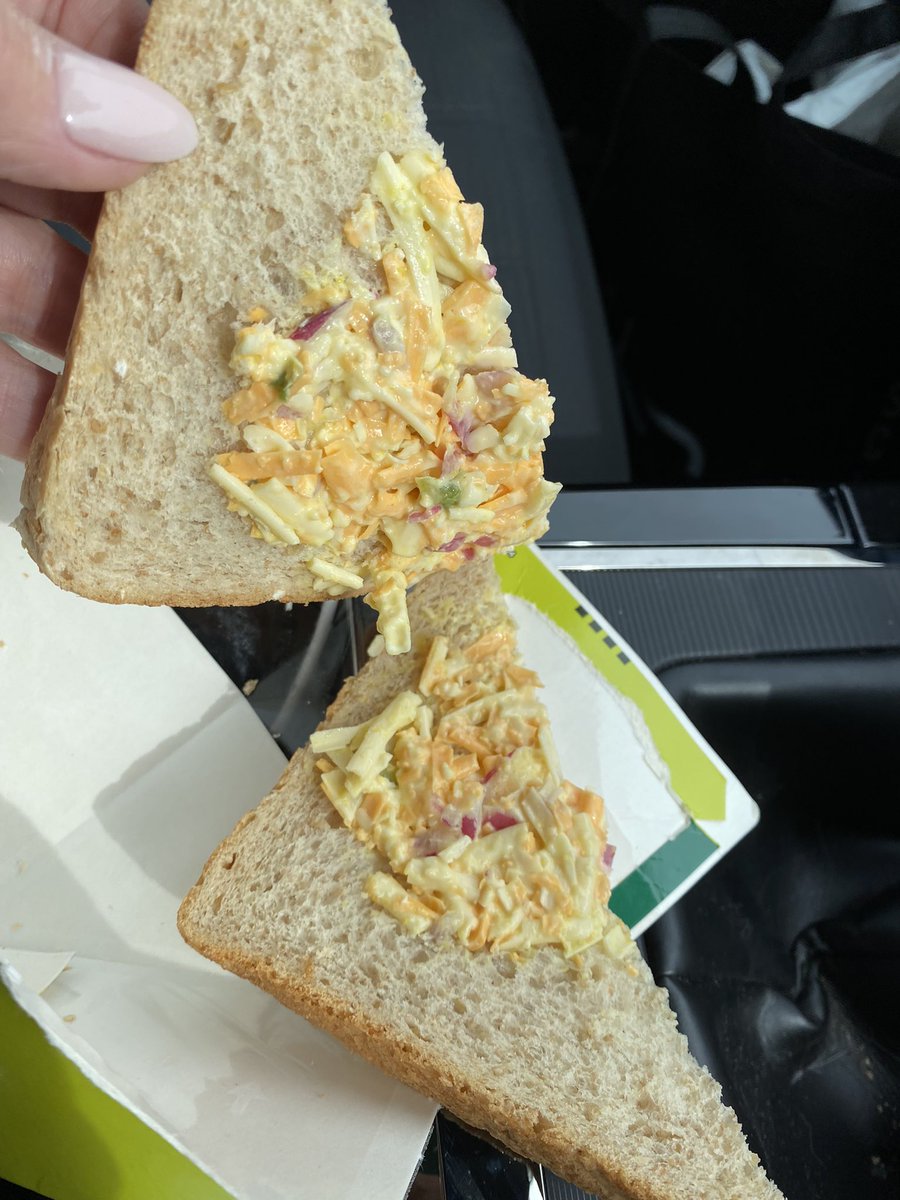 ProjectLaurie's tweet photo. @bootshelp @BootsUK when you say “no cheese and onion” sandwich you really do mean it!!!! Please do better!! #vegansandwich #musttryharder #veganoption #nofilling https://t.co/BJYxyLmosM