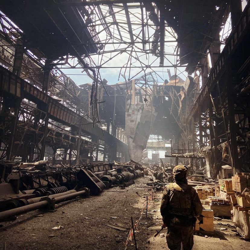 We’re going to establish the Battle of Azovstal Memorial Museum in there when this is over