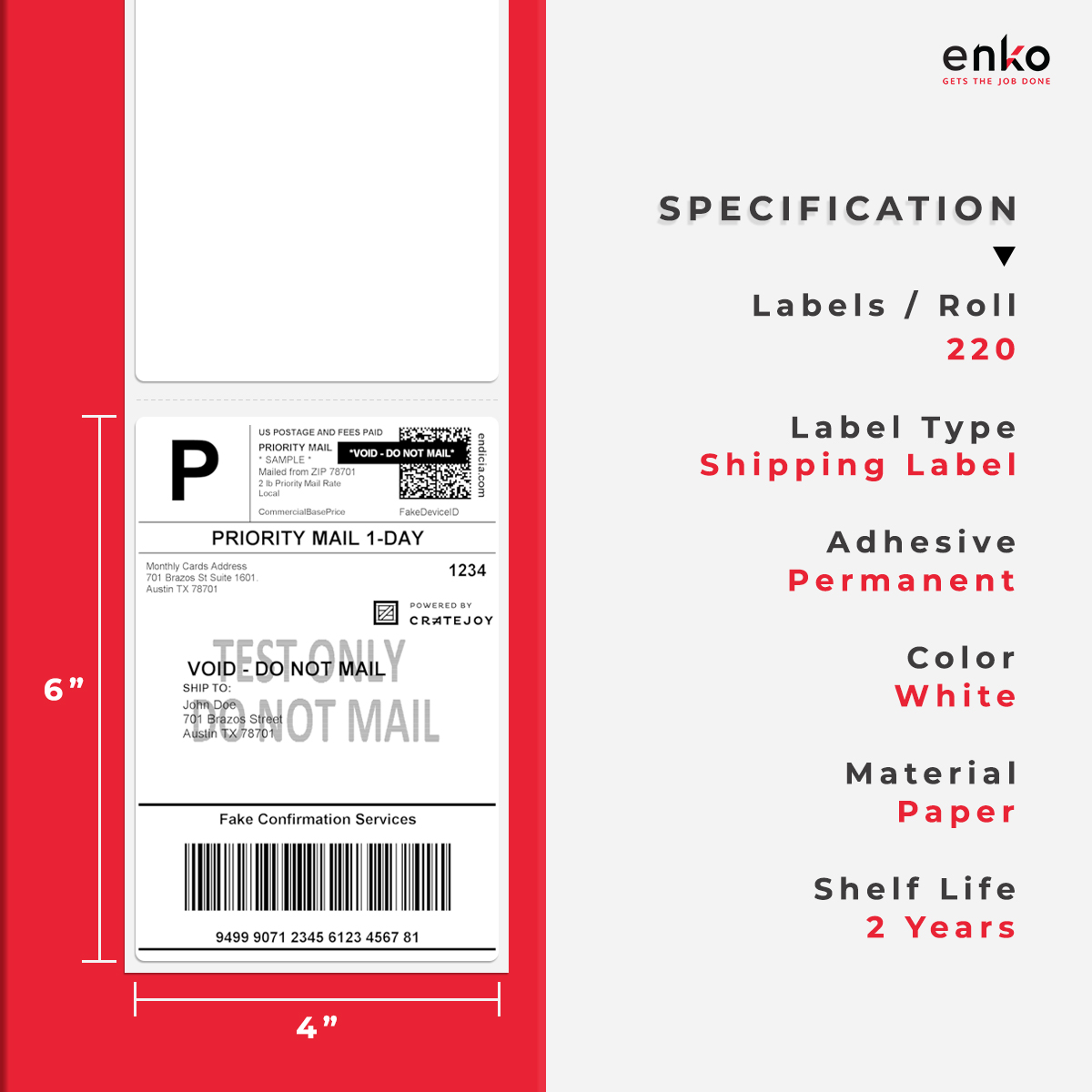 enko_products's tweet image. Our 4" x 6" shipping labels are compatible with Zebra, Datamax, Sato and most other Desktop Thermal Label Printers. With that, you can start saving money and still receive the same outcome as you use the OEM's.

enkoproducts.com/shop/direct-th…

#shippinglabel #zebralabel #mailinglabel