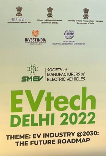 UNIDO_India's tweet photo. At @TheSMEV conference @Rene_Van_Berkel spoke on @UNIDO support to #productivity & #innovation in design & manufacture of electric vehicles. #FLCTD with @beeindiadigital supports INNOVATORS to deploy electric energy storage innovations. Apply by 31 May, https://t.co/rZmRDt3Dpy https://t.co/1UnPmTm0rX