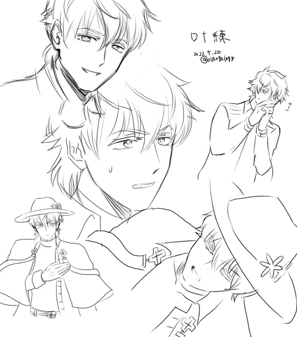 ロナ練
きゅーしもちゃんとした絵はほんと描いてないから描きたいな… 