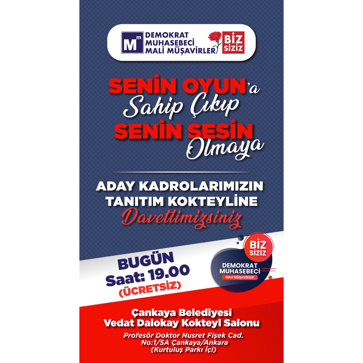 Akşam bekliyoruz 👇🏻