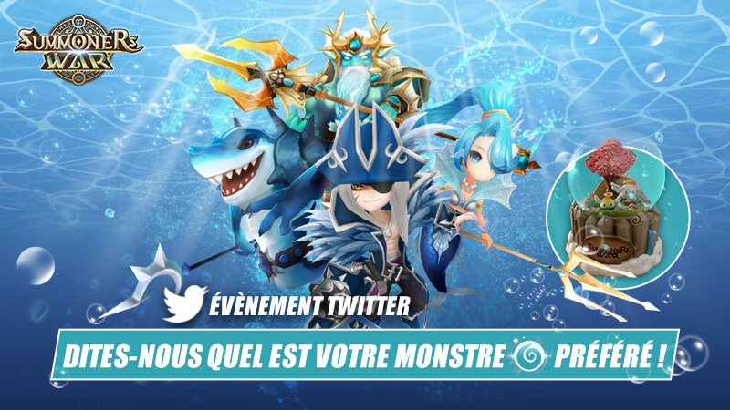 summonerswar_FR's tweet photo. Tentez de gagner une boule à neige SW à l'occasion de la journée européenne de la mer ! 

Comment participer ? 

➡️Suivez notre compte Twitter (la base quand même)
➡️Likez ce post
➡️RETWEETEZ avec votre monstre d'attribut eau favori ! (Le premier qui commente on le S3 d'Artamiel) https://t.co/9548FhmtZH