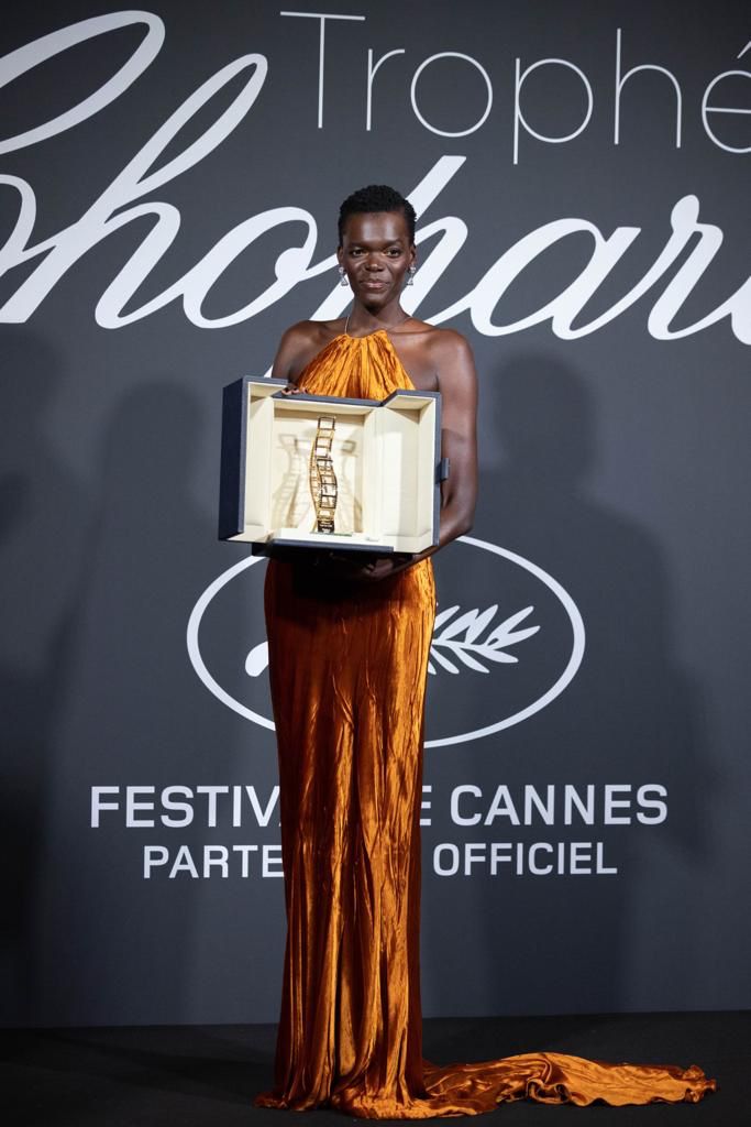 mntalent's tweet photo. About last night...Sheila Atim is the 2022 winner of Chopard’s annual Chopard Trophy, which honours up-and-coming talent during the Cannes Film Festival. 🌟
@Chopard @Festival_Cannes
#chopardtrophee #sheilaatim #Cannes2022 https://t.co/kavYf4VzK0