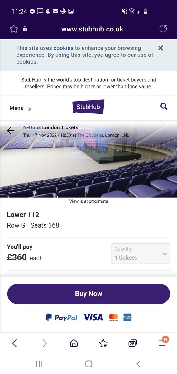 kelzer82's tweet photo. @ndubz how can this be fair i have got 3 boys who played football with with @TheDappy and really want to see them i was queuing for presale tickets didn't get anything then queued for general sale tickets from 9.30 still nothing then u see this my boy's will be gutted 😢 https://t.co/CVVyp0k6Zk