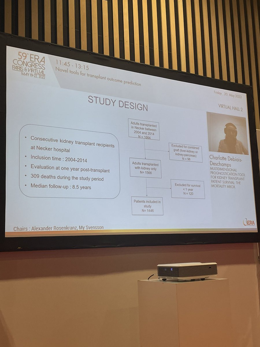 olivieraubert_'s tweet image. The mBox is an AI-based system that can predict long-term patient survival after #kidney #transplantation. Congrats @DebiaisCha for this great presentation and being among the 10 best abstracts of #ETA22 #TRANSPera22! 🎉 @ParisTxGroup @parcc_inserm @APHP @hopital_necker