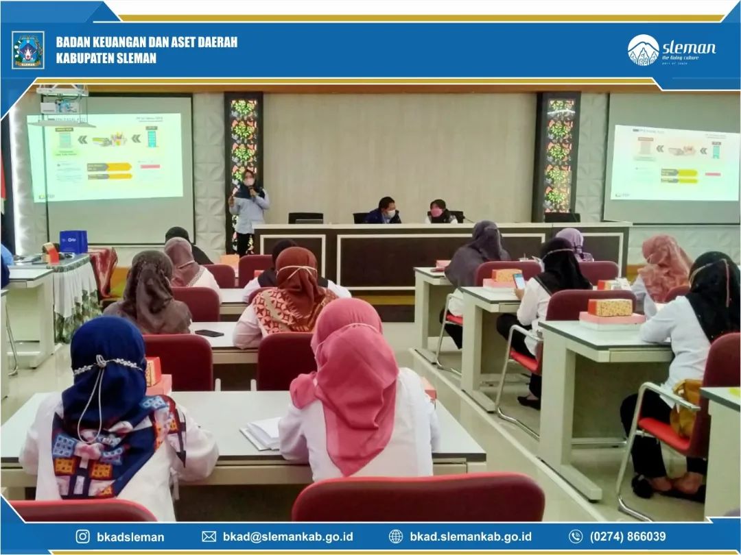 BKADSleman's tweet photo. Badan Keuangan dan Aset Daerah mengadakan sosialisasi ketentuan perpajakan terbaru yaitu Sosialisasi Kewajiban Perpajakan Instansi Pemerintah sesuai PMK-58/PMK.03/2022, PMK-59/PMK.03/2022, dan PMK-70/PMK.03/2022. https://t.co/pYFprrYjSm