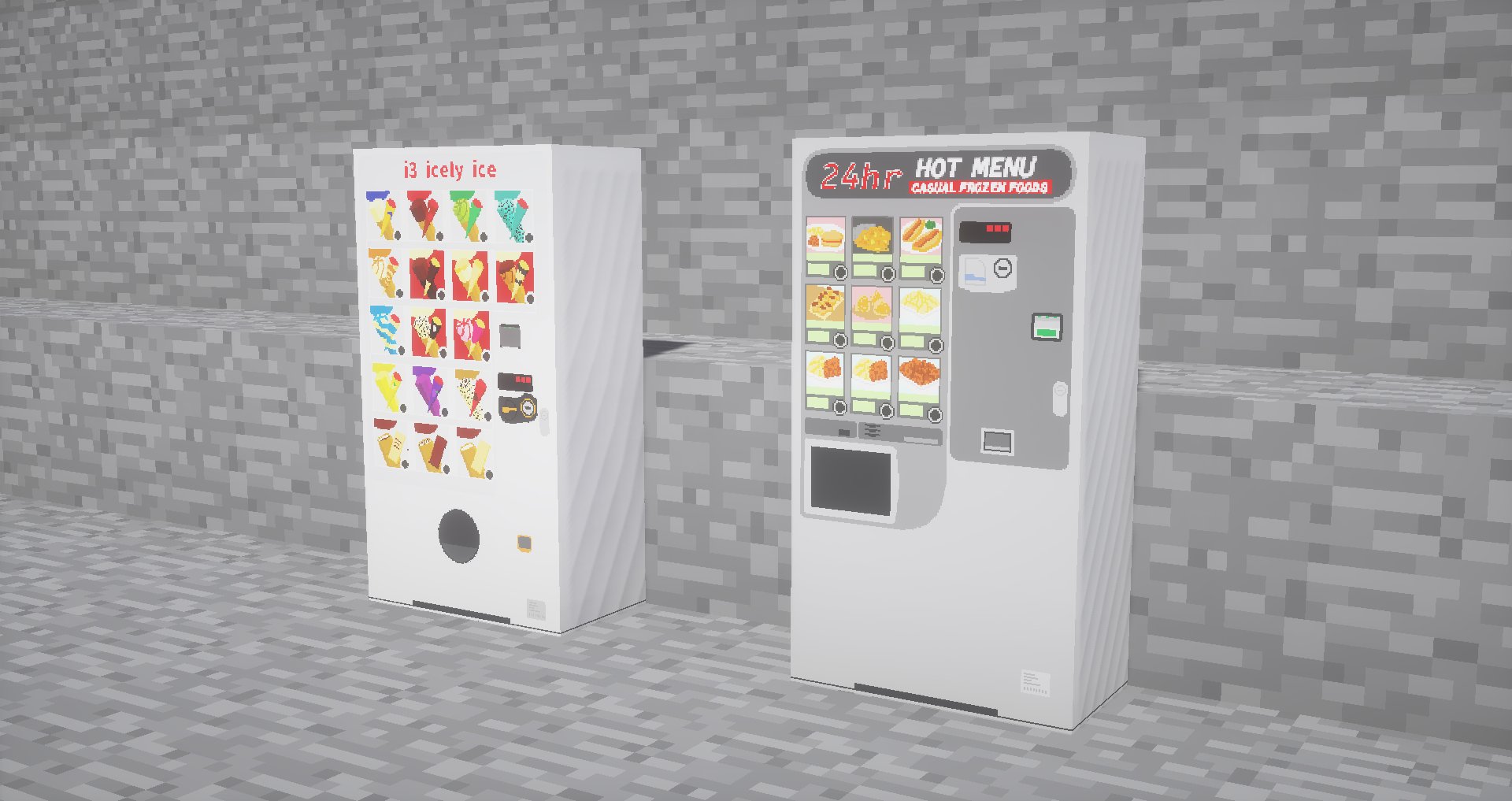 宝条みちる 喪中 Minecraft 宝条工廠 新作情報 宝条都市情景パックに2種類の自動販売機を追加します アイスクリーム ホットメニュー 国内在住の皆さんなら これらの自販機に一度はお世話になったことがあるのではないでしょうか あの