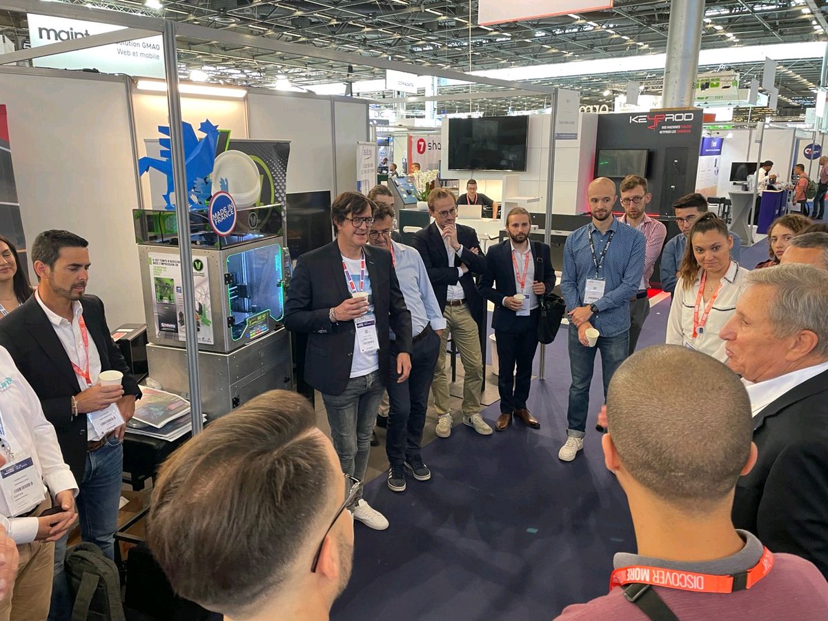 volumic3D's tweet photo. Beaucoup de monde autour du stand @TEAM_HFABRE, @Inovsys et @volumic3D avec la visite de la délégation @MaRegionSud, de @risingSUD et son président @KLEYNHOFF

#frenchfab #regionsud #risingsud #globalindustrie https://t.co/wsEymUGlWp