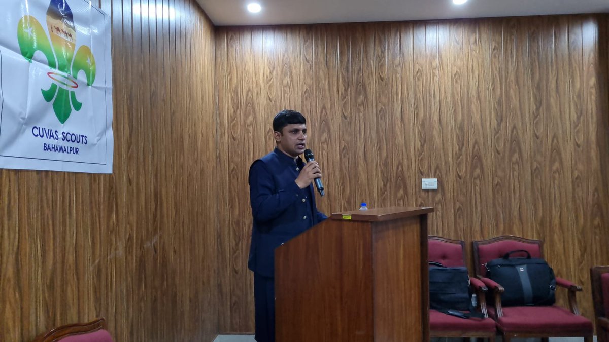 CUVASScouts's tweet photo. Dr.Muhammad Arif Rizwan Co-Advisor CUVAS Scouts say that
 “Teach Scouts not how to get a living, but how to live.”
#CUVAS_SCOUT https://t.co/3GDQLHdT2b