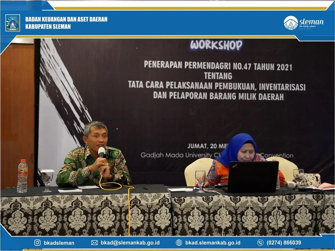 BKADSleman's tweet photo. Workshop Penerapan Peraturan Menteri Dalam Negeri No. 47 Tahun 2021 tentang Tata Cara Pelaksanaan Pembukuan, Inventarisasi dan Pelaporan Barang Milik Daerah

#BKADSleman #aset #kemendagri #mendagri #workshop #SlemanSembada https://t.co/pnGKBytz3r