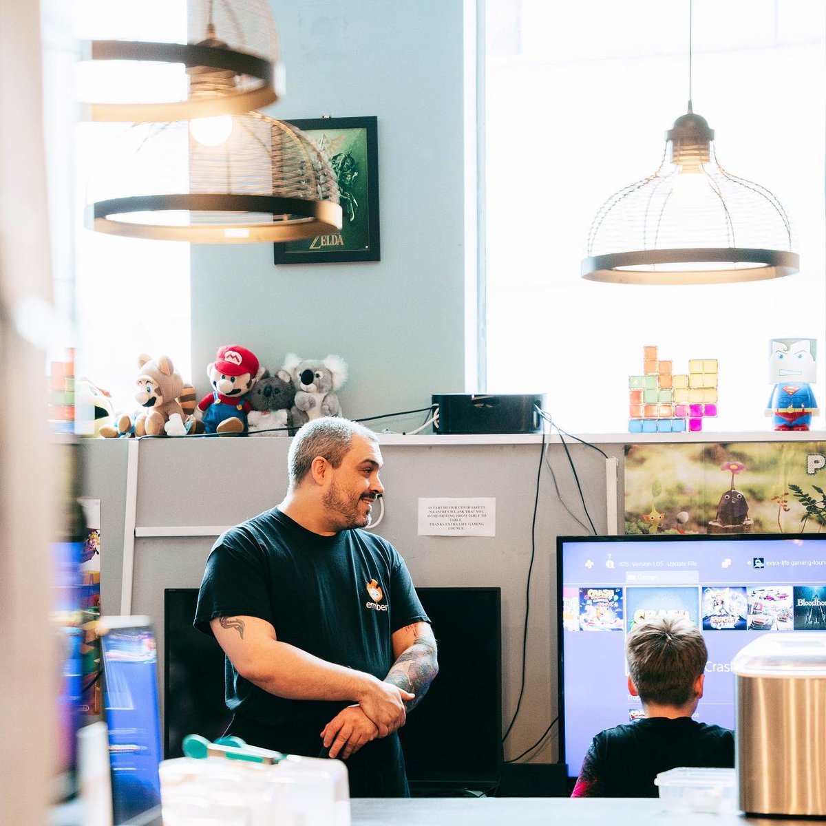 A big Happy Birthday to Mike &amp; co <a href="/ExtraLifeGaming/">Extra Life Gaming Lounge</a> who are three years old this week 🥳🎂👾🎮 Here’s to many more fun-filled years to come!