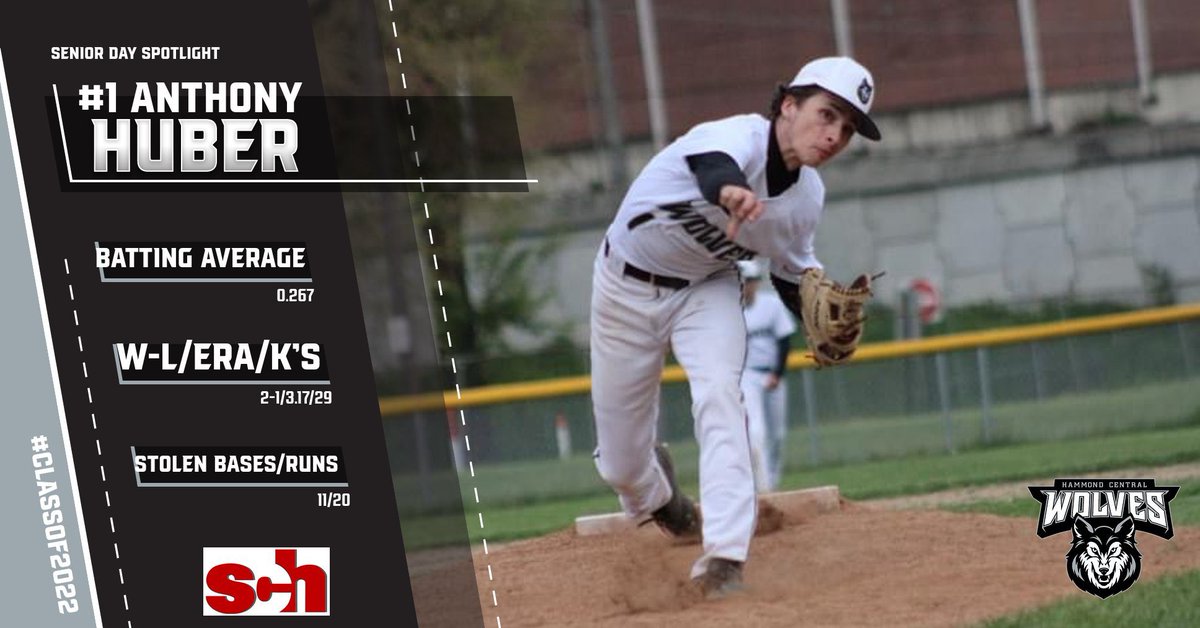 HCWolveBaseball's tweet photo. ANTHONY HUBER SENIOR DAY SPOTLIGHT! Congratulations Mr. Huber! Prairie State is getting a ball player! πΊπ€π€ #HCWolvesBaseball #ThePackWillLead #ClassOf2022 @HammondWolves @hcwolvesathlet1 @SCHK12 @ant_huber1 @JEDtvNetwork @nwi @TheRSN https://t.co/fm7TtDVNwN