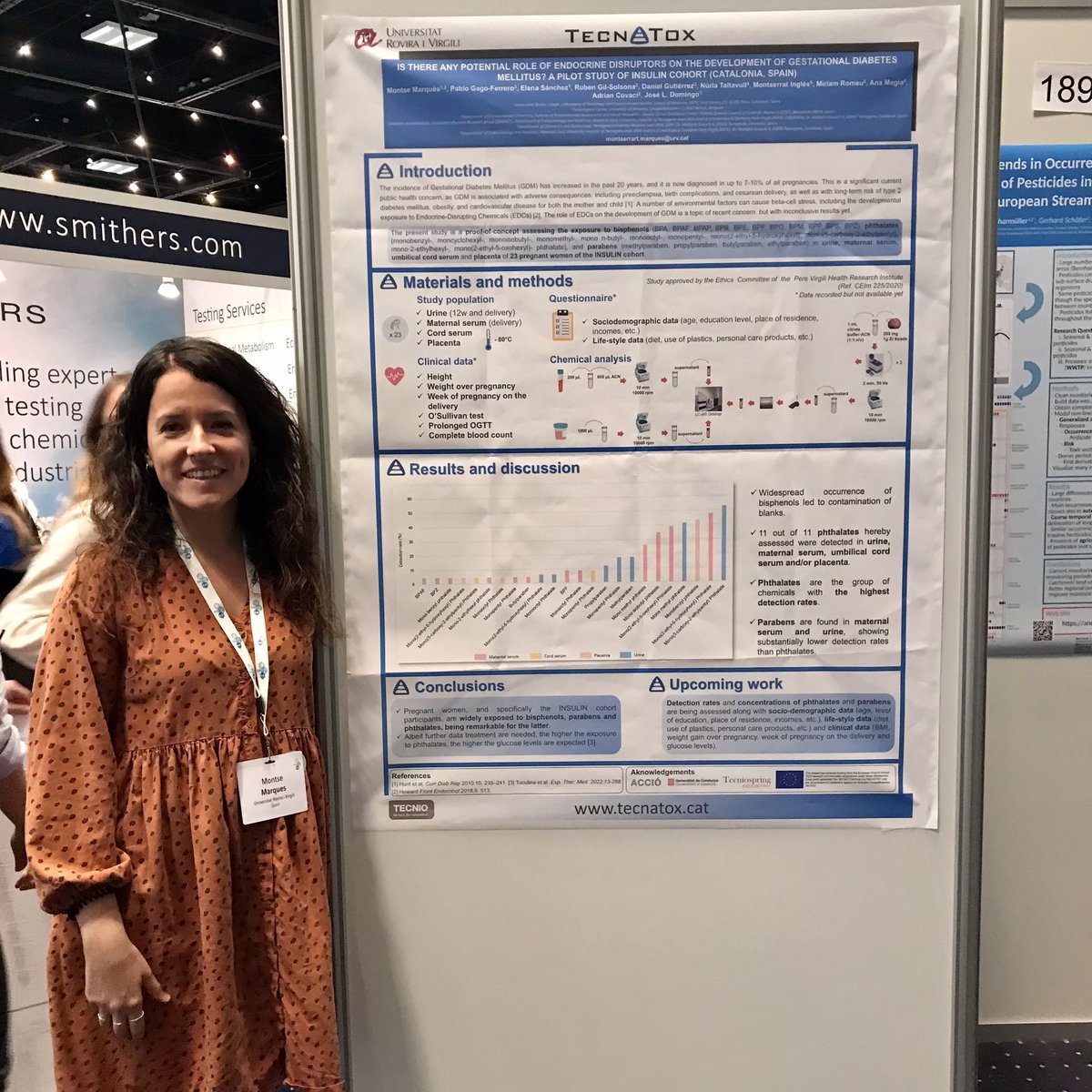 Glad to have presented our preliminary results of @INSULIN_project at #SETACCopenhagen 🤩

Thanks to all the colleagues from #exposome and #endocrinedisruptors fields for the inspiring conversations 🙌🏽

#TECNIOspring <a href="/accio_cat/">ACCIÓ</a> <a href="/universitatURV/">Universitat Rovira i Virgili</a> <a href="/TecnATox/">TecnATox</a> @IISPereVirgili