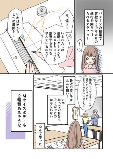 アラフォーからファッションの世界に挑戦する話⑧

ご存知でしたか?2種類のMサイズ。

#漫画が読めるハッシュタグ
#エッセイ漫画 #コミックエッセイ 