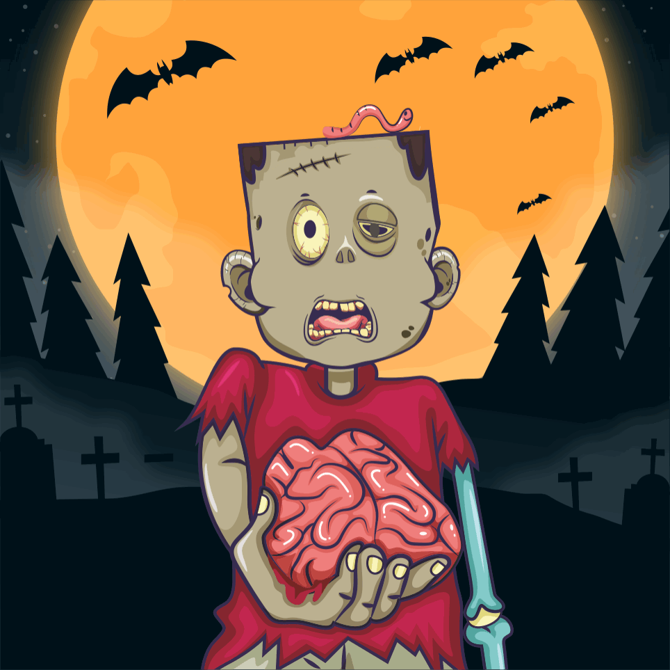 ZombieCorpr's tweet photo. 🤪Zombie Fact: 

The word "zombie" is related to the African word "nzambi", which in African Bantu languages means "minor deity" or "dead soul". According to another, it is a modified West African dialect "jambi", which means "ghost".
#NFT #NFTs #NFTCommunity #NFTcollectibles https://t.co/9qpGHbkCHu
