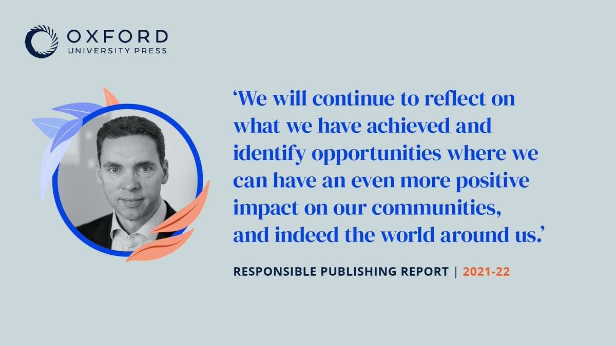 Our CEO Nigel Portwood shares why our inaugural Responsible Publishing Report is such an important milestone for outlining our progress towards more #sustainable and responsible operations, and setting our ambitions for the future. Access our report here: https://t.co/lwdVftDKVI https://t.co/bWV5l8n59f