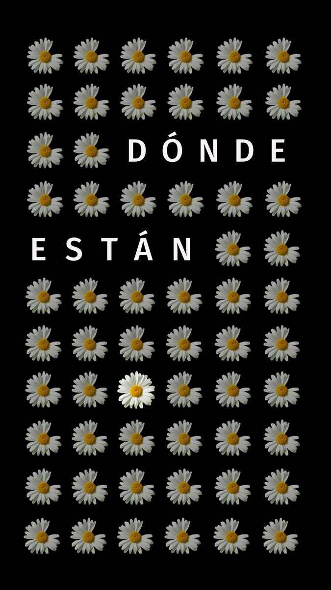 ¿Dónde están? 🌼

#TodosSomosFamiliares
#MarchadelSilencio2022