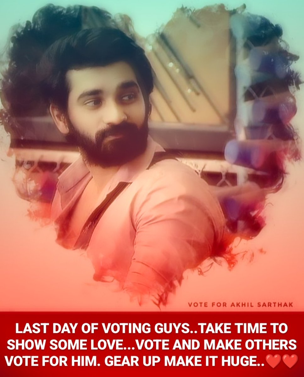 akhinalxforever's tweet photo. IRREPLACEABLE. OUR HEARTS COMPLETELY  FILLED WITH HIM. VOTE VOTE VOTE.

Roaring Winner AkhilSarthak
 #akhilsarthak 
#biggbossnonstop
@DisneyPlusHSTel https://t.co/MeBWp3ZJwV