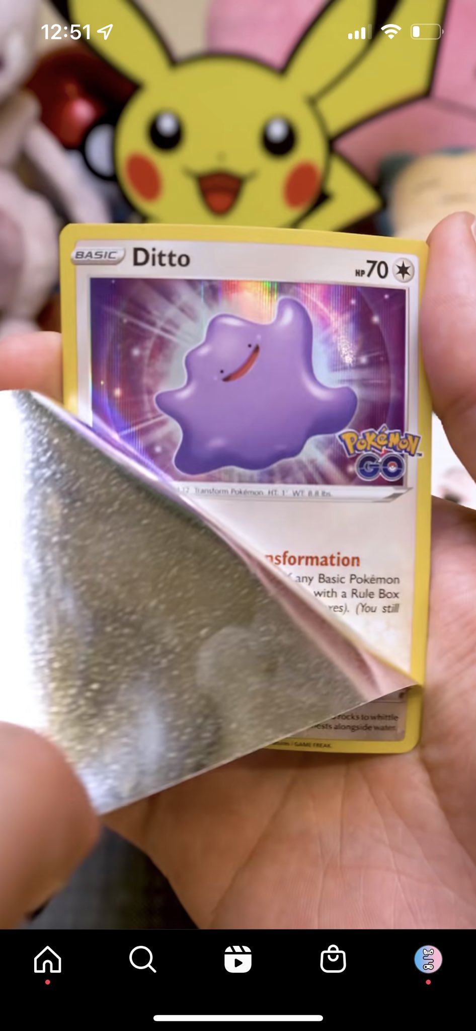 Pokémon: New Ditto transformation cards - would you peel them