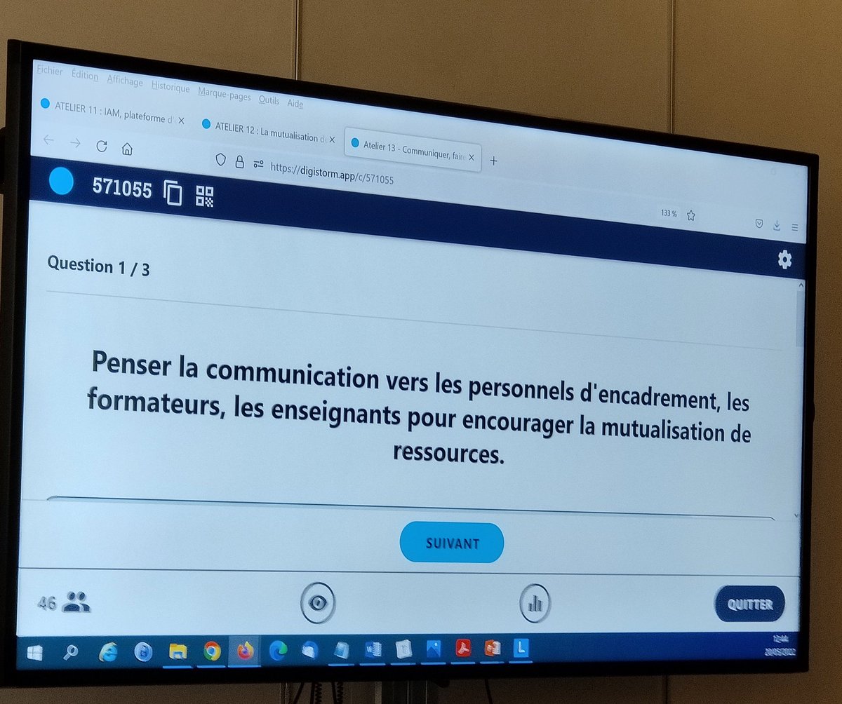Séminaire Moodle : en pleine synthèse et validation de nos réflexions en ateliers, des propositions pour un usage de Moodle partagé en académies et régions académiques...