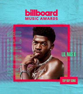WORLDMUSICAWARD's tweet photo. After winning #TopRapSong for his global smash hit #IndustryBaby ft. #JackHarlow at the #BBMAs, #LilNasX will now be honored with the #HalDavidStarlightAward at this yearβs #SongwritersHallOfFame for making a significant impact in the music industry via his original songs!πͺππ€ https://t.co/uGtnvvOgCN