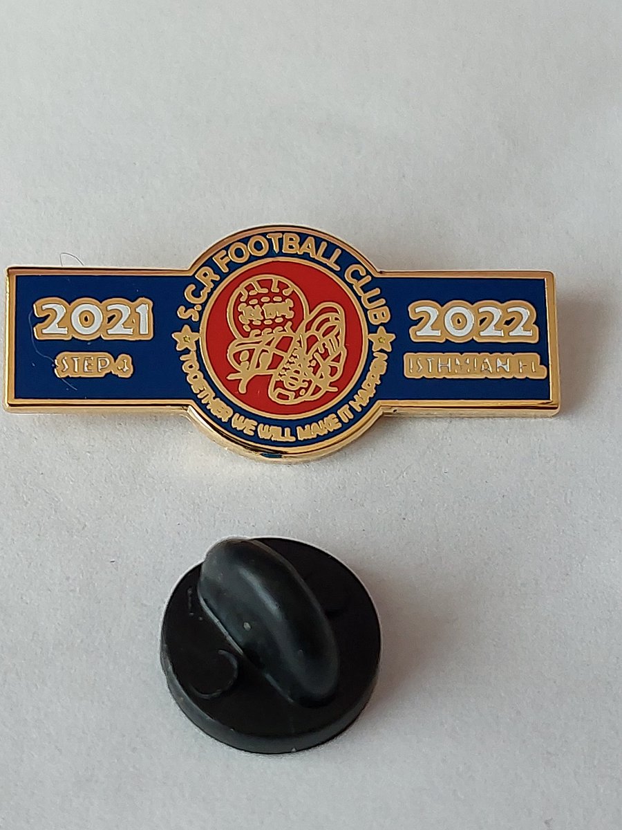 Another new Sutton common rovers Pin badge celebrating our first season at step 4
Email scrclubshop@gmail.com if you require one