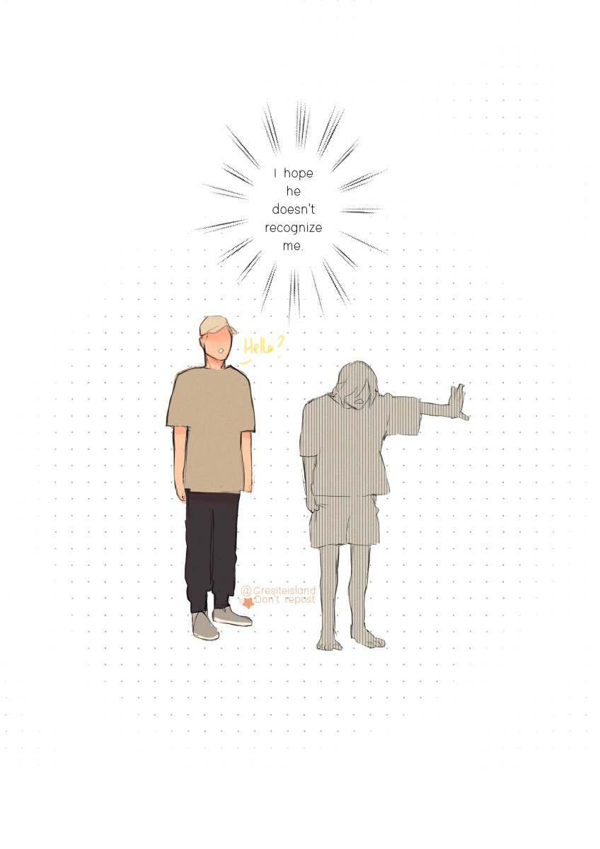 First meet 🐱🐿 #StereoheartsAu #Sope #btsfanart  #솝 