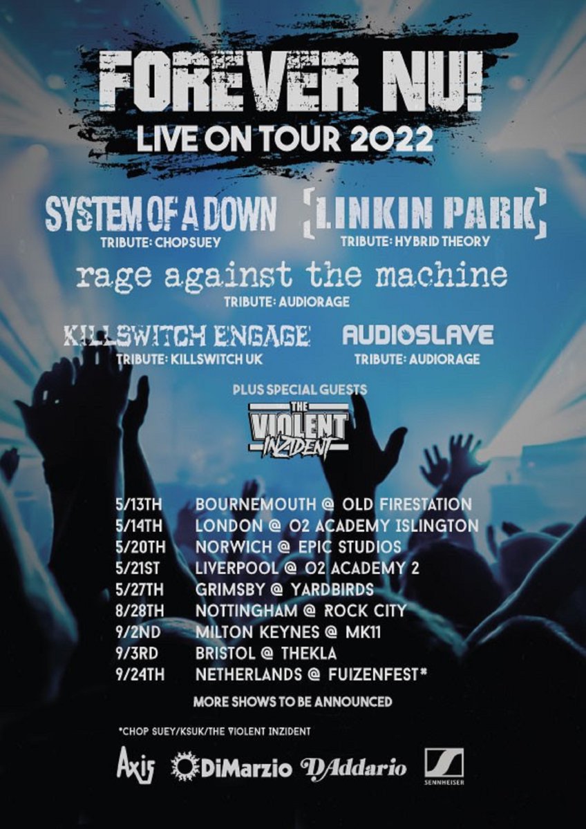 TONIGHT from 6.30pm. FOREVER NU A Nu Metal extravaganza. Check out the details here - https://t.co/Aqa4sFZDD9 There will be tickets on the door. https://t.co/VeAf2P229l