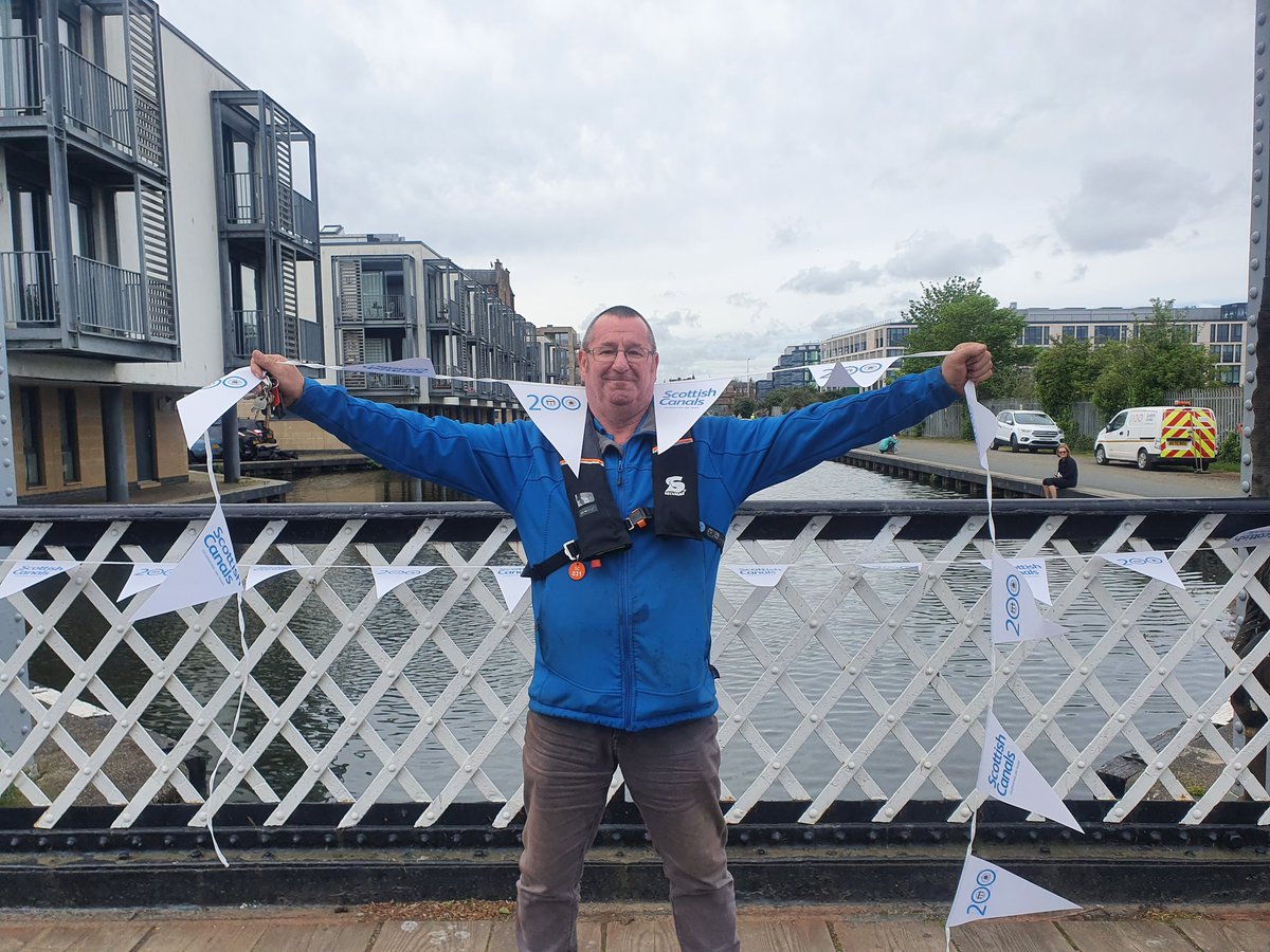 MillarRichard's tweet image. Mr Union Canal 2022, our very own Billy King is ready for the flotilla 200year celebration @scottishcanals